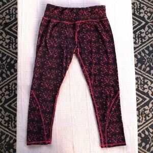 Yoga Pants Athletic Leggings Crane Women’s Small Pink Black Stretch Pocket